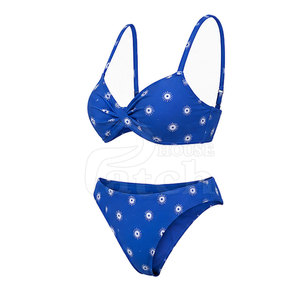 Fashionable Women <b>Bikini</b> Set Two Piece Swimwear <b>High</b> Leg Bottom Custom Design Comfortable Fabric Resort Beach Vacation Clothing - Product Image 4