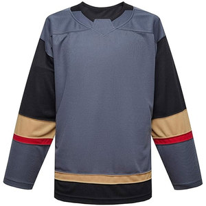 เสื้อเจอร์ซีย์ใส่เล่นฮ็อกกี้น้ำแข็งแห้งเร็วผ้าเจอร์ซี่ปักโลโก้ได้ตามต้องการ - Product Image 2