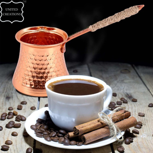 Handmade Real Copper <b>Turkish</b> <b>Coffee</b> Pot Premium Quality <b>Coffee</b> <b>Maker</b> <b>Turkish</b> Copper <b>Coffee</b> Pot - Product Image 3