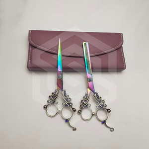 Scissors Dragon Handle Oem Hair <strong>Cutting</strong> Scissors Dragon Handle <strong>Japanese</strong> 440C Steel - Product Image 1