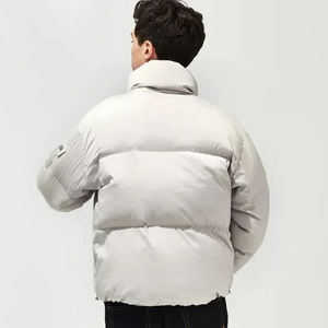 2023 personnalisé imprimé hommes bulle doudoune en gros couleurs unies chaud manteau d'hiver avec processus de revêtement - Product Image 3