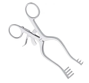 Retractor Weitlaner de alto grado 3x4 puntas 18mm cirugía plástica profunda Retractor alemán de acero inoxidable - Product Image 3