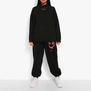 Nueva Moda de Primavera, conjunto de dos piezas para mujer, chaqueta de manga larga con cremallera y bloque de color, chándal ajustado - Product Image 2