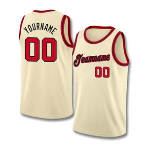 Maillot de basket-ball d'uniforme de basket-ball de sublimation de broderie personnalisée - Product Image 1
