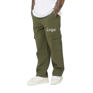 Haute qualité hommes Cargo pantalon coton perceuse sergé tactique extérieur décontracté pantalons longs taille élastique Chino travailleur pantalon - Product Image 4