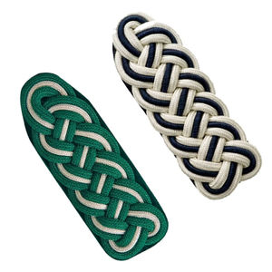 Épaulettes professionnelles, cordons, cordon de serrage, accessoires de cérémonie personnalisés de haute qualité, style ethnique, 3 brins - Product Image 4