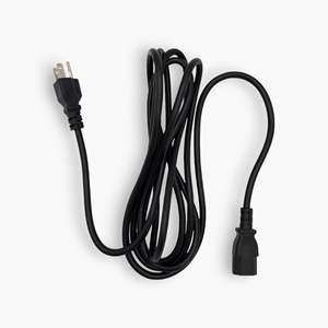 Cable de Extensión de Corriente American Standard Negro con Conector Hembra NEMA 3, Cables de Cobre Puro de Calibre 0.75mm - Revestimiento de PVC - Envío Gratuito - Product Image 1