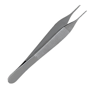 Venta al por mayor Mini Adson pinzas de disección 1X2 dientes Cruz dentada quirúrgica de acero inoxidable conjunto de instrumentos médicos de potencia Manual - Product Image 3