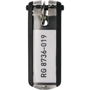 พวงกุญแจพลาสติกสีดำทนทาน คลิปหนีบกุญแจ พวงกุญแจพลาสติก - Product Image 1