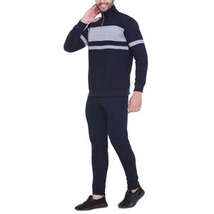 Survêtements à glissière à manches longues pour hommes élégants/Personnalisez votre propre conception et logo Survêtements à glissière pour hommes - Product Image 4