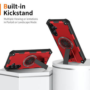 Nouvelle arrivée : Étui de téléphone portable en TPU PC Armor avec design magnétique et support intégré pour Google Pixel S5 Ultra et modèles compatibles - Product Image 3