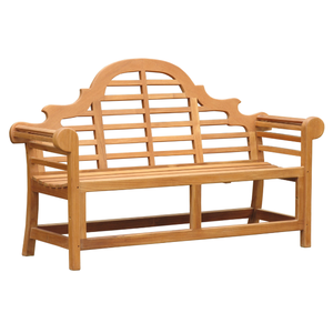 Banc de jardin en bois de teck moderne et contemporain de 180 cm Wembley pour la salle à manger, le parc et l'entrée de l'hôtel. - Product Image 5