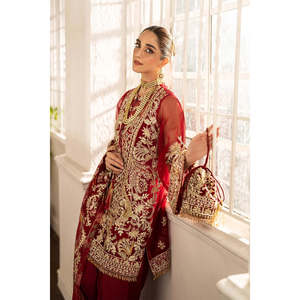 Pantalones de Traje para Mujer Crimson Wedding Edition '25 Artisan Story TC-1142 - Product Image 3
