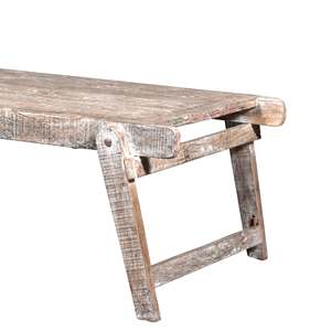 Handmade Wooden <b>Coffee</b> <b>Table</b> with <b>Rustic</b> Farmhouse Design Durable Living Room Furniture with Storage for Dining Home Use - Product Image 4
