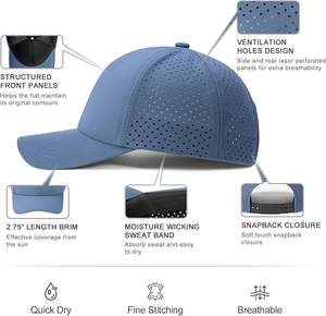 Sombreros deportivos de camionero de 6 paneles personalizados al por mayor 2025, gorras de malla de ante en blanco, malla lisa de poliéster para impresión por sublimación - Product Image 4