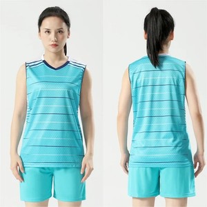 Vente en gros de maillots de volley-ball, ensemble de shorts de bonne qualité, uniforme d'équipe de sport américain pour femmes - Product Image 5