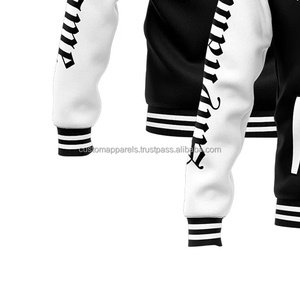 Custom Wool <b>Varsity</b> <b>Jacket</b> with Leather Sleeves Wholesale Unisex Letterman <b>Jacket</b> with Embroidery - Product Image 5