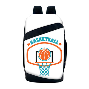 Wholesale Team Sports <b>Backpack</b> Sublimation Printed Custom <b>Corduroy</b> Soft Zipper School Bag SSB-0103 - Product Image 4