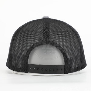 Casquette de baseball trucker à 6 panneaux en maille vierge, de haute qualité, 100 % coton, décontractée, avec fermeture snapback, vente en gros et personnalisable - Product Image 6