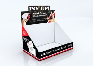 Boîte de présentation de comptoir haut de gamme, imperméable et écologique, pour huiles essentielles et jeux de cartes, en carton kraft personnalisé avec lamination mate - Product Image 3