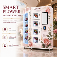 Distributeur automatique de fleurs Ouruoxi, nouvelle tendance, pour utilisation en métro, distributeur de fleurs fraîches à vendre