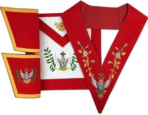 Faja Masonic Regalia con bordado a mano y flecos para eventos y logias masónicas - Product Image 6