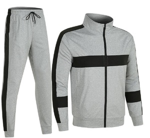 Chándal de algodón ajustado transpirable para hombre, chándal de gimnasio con capucha XL, estilo informal, entrenamiento de invierno, trajes de cantidad a granel - Product Image 1