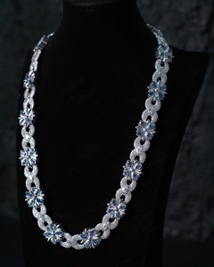 Collier chaîne à maillons infinis avec diamants en moissanite VVS glacés de 13 mm, plaqué rhodium, style hip-hop, pour mariage ou cadeau - Product Image 6