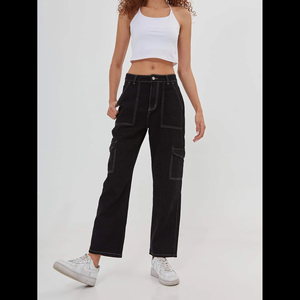 Pantalon de survêtement pour femmes Hot Selling Elastic Waistband Jogger Pants Women Blank Sporty Sweatpants Stylish Cotton Made Drawstring Trendy - Product Image 5