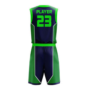 Uniforme d'été de basket-ball pour hommes personnalisé respirant T-shirt de sublimation avec design de mode et logo - Product Image 5