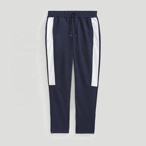 Survêtement d'entraînement pour hommes en coton polyester vierge gaufré personnalisé avec 2 fermetures à glissière et blocs de couleurs - Product Image 6