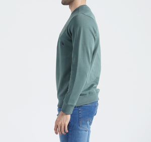 Alta calidad 100% algodón hombres pulóver sudaderas de gran tamaño con Puff impresión Streetwear sudadera para hombres - Product Image 1