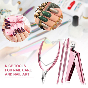 Premium Half Jaw <b>Cuticle</b> Nipper Durable Stainless Steel Nail Care <b>Trimmer</b> Finger Thick Nails Flat Straight Blade Sharp Tip - Product Image 5