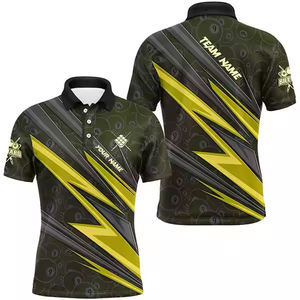 OEM/ODM polos pour hommes polo à manches courtes décontracté mince de couleur unie polo 100% polos en coton biologique - Product Image 3