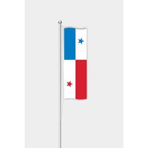 Drapeau de voiture en aluminium personnalisable avec impression numérique - Option nylon ou polyester - Product Image 1