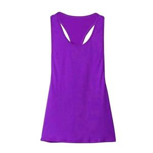 <b>Women's</b> Plus Size Tank Tops Sleeveless Racer <b>Back</b> Crew Neck Cropped Design Custom Logo Breathable Wholesale Logistics - Product Image 6