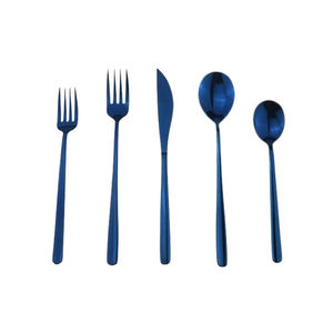 Vente en gros de couverts modernes, couverts de restaurant en acier inoxydable plaqués argent, ensemble de couverts pour dîner de luxe - Product Image 5