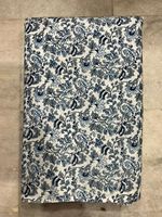 Tissu en coton biologique cambric de poids moyen à imprimé floral, teinture végétale, super doux, pour robes, sacs, décoration intérieure, extérieur, filles