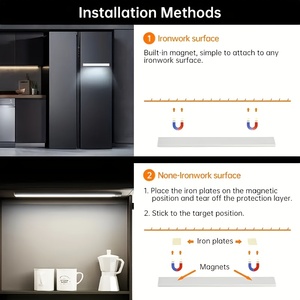 Barre lumineuse <span class=keywords><strong>LED</strong></span> décorative pour <span class=keywords><strong>cave</strong></span> à vin avec détecteur de mouvement magnétique pour comptoir de bar et vitrine, éclairage d'ambiance - Product Image 2