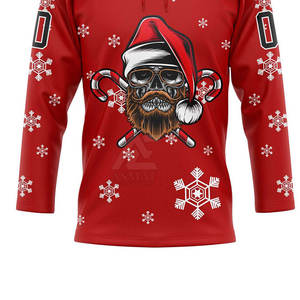 Ropa Deportiva Personalizada Sublimada, Jersey de Hockey sobre Hielo con Bordado en Sarga, Logotipo OEM 2025 Aceptado - Product Image 3