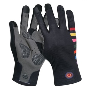 Joxar 2024 personnalisé en gros gants de cyclisme d'été de haute qualité OEM doigt complet route noir vente chaude - Product Image 2