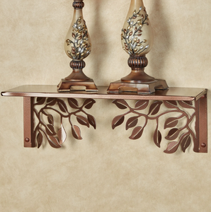 Étagères murales en fer et verre, design luxueux et tendance, pour une organisation intérieure haut de gamme, élément mural élégant. - Product Image 6