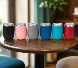 Gobelet en acier inoxydable personnalisable - Design contemporain pour la rentrée scolaire, cadeaux pour la maison et le bureau - Product Image 1