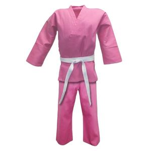 Ropa de entrenamiento unisex, uniformes de Karate personalizados de color rosa a bajo precio, al por mayor superventas, hecho a medida, último diseño 2022 - Product Image 1