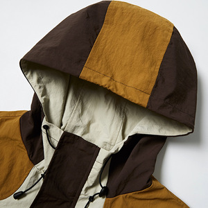 Nouvelle veste coupe-vent légère en crêpe imperméable en gros de couleur unie à la mode pour hommes et femmes - Product Image 3