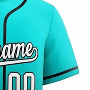 Uniforme de baseball unisexe personnalisé avec logo, respirant, 100% polyester, sublimé, vêtements de sport - Product Image 3