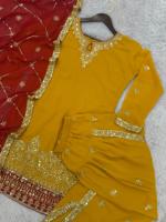 Salwar Kameez pour femmes très demandé, style culturel Punjabi élégant, vêtements de fête, prêt-à-porter, en coton et polyester.