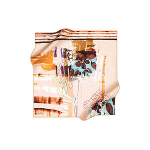 ผ้าพันคอเครปซาติน Pierre Cardin ขนาด 90x90 ซม. - ผ้าคลุมศีรษะและผ้าพันคอหลากสี - Product Image 1