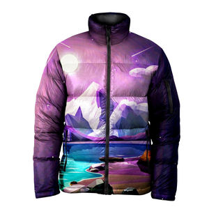 Chaqueta informal de invierno a prueba de viento para hombre, chaqueta acolchada por sublimación, precios al por mayor, chaquetas de invierno personalizadas para hombre - Product Image 1