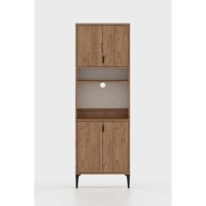 Harmony Mini Coffee <b>Corner</b> Cabinet Four Door <b>Kitchen</b> <b>Storage</b> Unit Modern Studio <b>Kitchen</b> Organizer Wooden Pantry Cupboard - Product Image 4